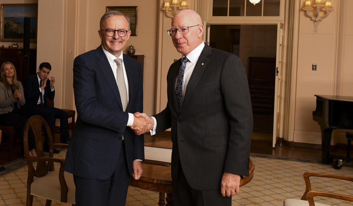 Labor Party Leader Anthony Albanese Sworn In as Prime Minister of Australia